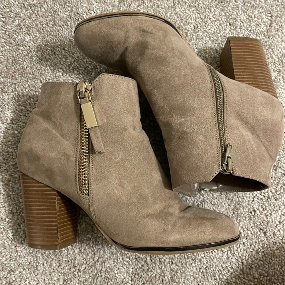 Suede Booties